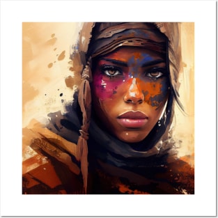 Powerful Tuareg Woman #2 Posters and Art